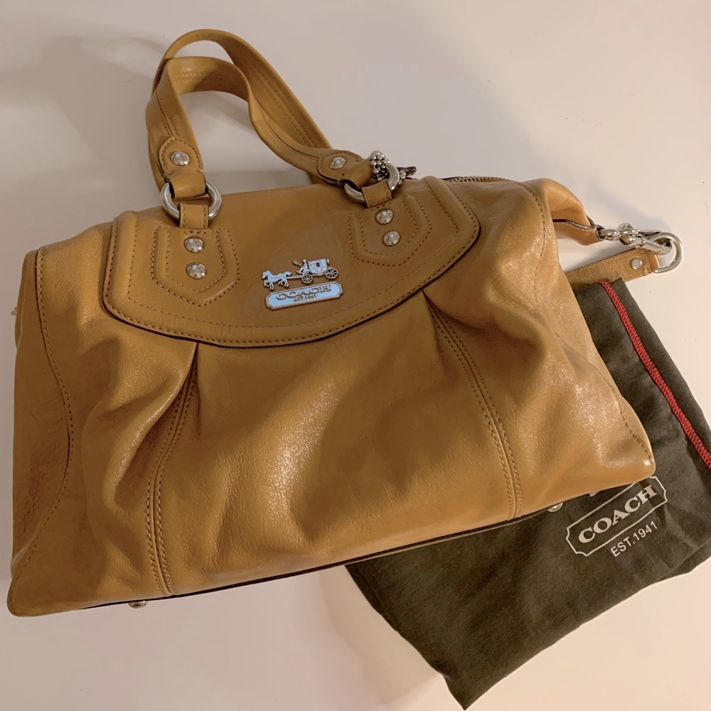 Coach Madison Leather satchel